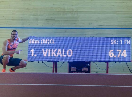 AK Sloboda Tehnograd - Vikalo postavio državni seniorski rekord na 60 metara u dvorani