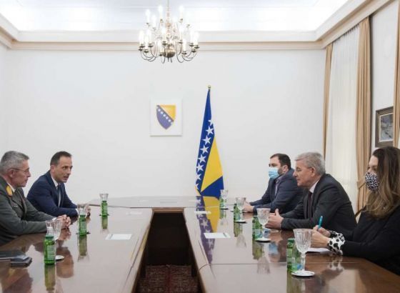 Džaferović i general Wasseley o aktuelnoj sigurnosnoj situaciji u Bosni i Hercegovini