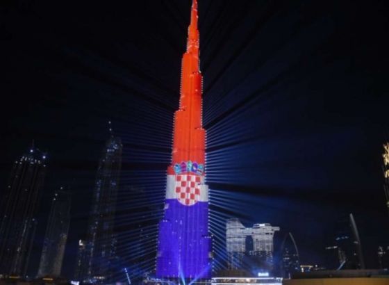 Burj Khalifa zasjala u hrvatskim bojama