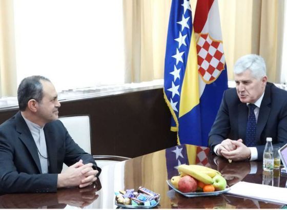 Čović i Ghelichkhan o unapređenju saradnje BiH i Irana i reformi bh. izbornog zakonodavstva