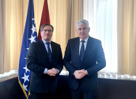 Predsjedatelj Čović primio veleposlanika Republike Slovenije Sedara