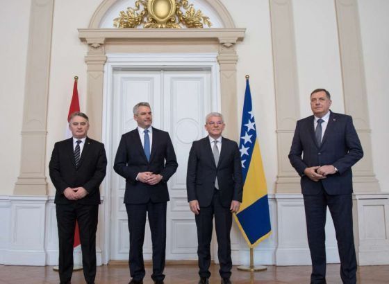 Predsjedništvo BiH s Nehammerom - Proširenje EU visoko na agendi uprkos drugim izazovima