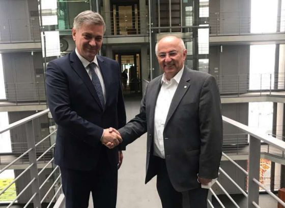 Zvizdić u Berlinu sa zastupnikom Bundestaga Juratovićem razgovarao o općim izborima u BiH