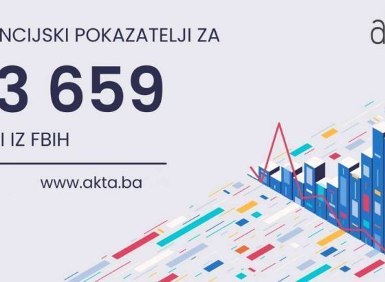 Kompanije u FBiH prošle godine ostvarile prihod od 55,2 milijardi KM