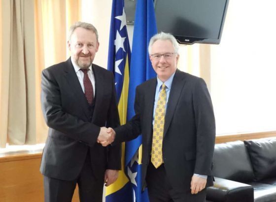 Izetbegović I Murphy istaknuli potrebu deblokade rada institucija BiH