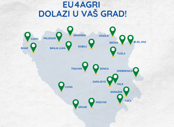 EU4AGRI - Objavljen novi javni poziv, vrijedan 3,2 miliona KM