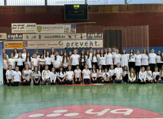 Odbojkaški klub Goražde realizuje projekat “Mini odbojka za djevojčice”