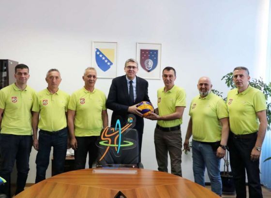 Ministar Avdić ugostio peterostruke prvake Evrope u sjedećoj odbojci OKI 'Fantomi'
