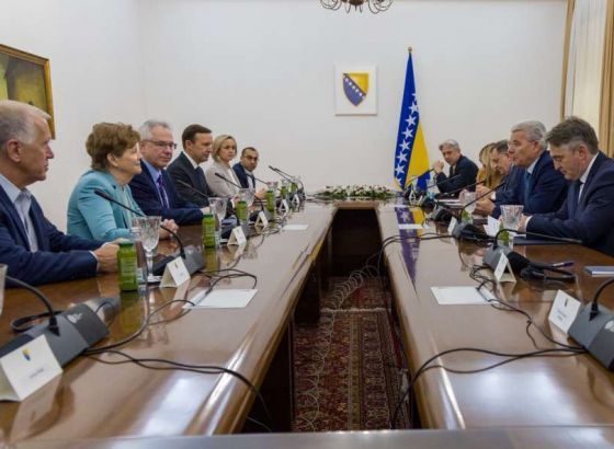 Džaferović, Dodik i Komšić razgovarali s delegacijom Kongresa SAD-a