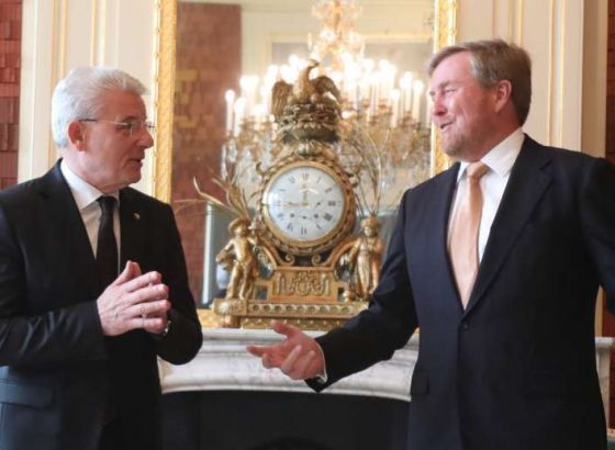 Džaferović se susreo s kraljem Nizozemske Willemom-Alexanderom