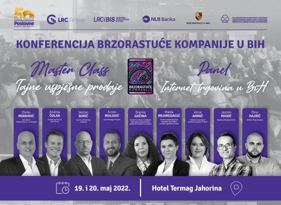POŽURITE S PRIJAVOM! Prodajna transformacija u fokusu 6. konferencije „Brzorastuće kompanije u BiH“