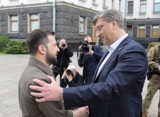 Plenković se susreo s predsjednikom Ukrajine Zelenskijem