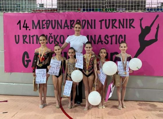 Zeničke ritmičarke osvojile tri zlatne te ukupno šest medalja na turniru u Puli