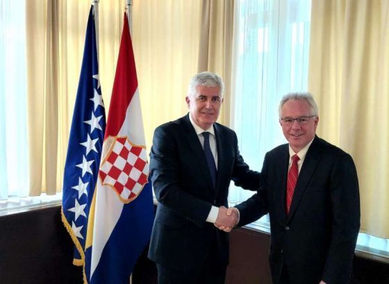 Čović i veleposlanik SAD-a Murphy u Sarajevu razgovarali o aktualnim političkim temama