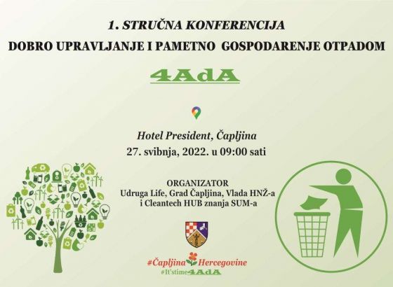 Prva međunarodna konferencija o upravljanju otpadom u Čapljini