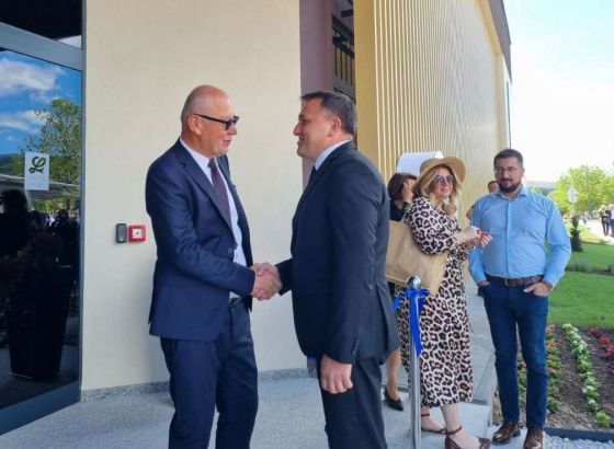 Ministar Dedić na otvorenju Lastine tvornice u Čapljini