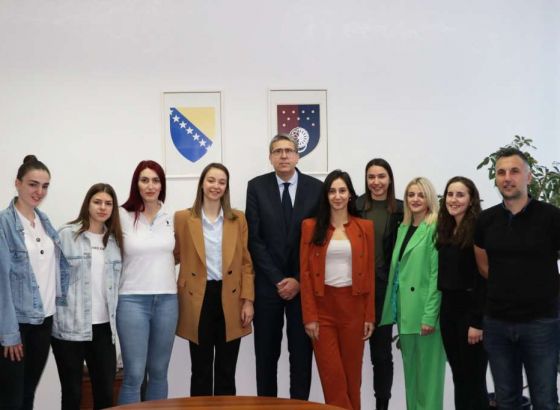 Ministar Avdić primio državne prvakinje - košarkašice Play Offa