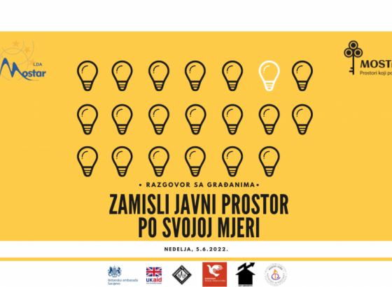 LDA Mostar poziva građane da oblikuju javne prostore po svojoj mjeri