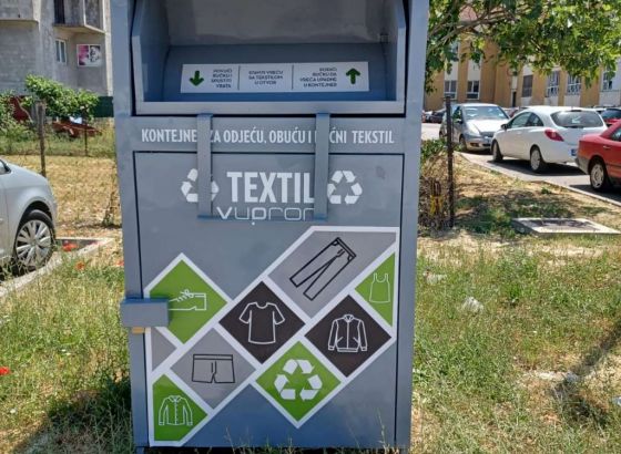 U Ljubuškom postavljena dva reciklažna kontejnera za tekstil