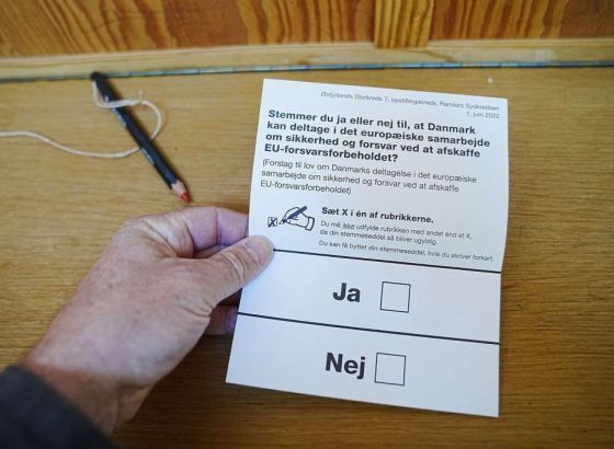 Danci na referendumu izglasali pridruženje zajedničkoj odbrambenoj politici EU