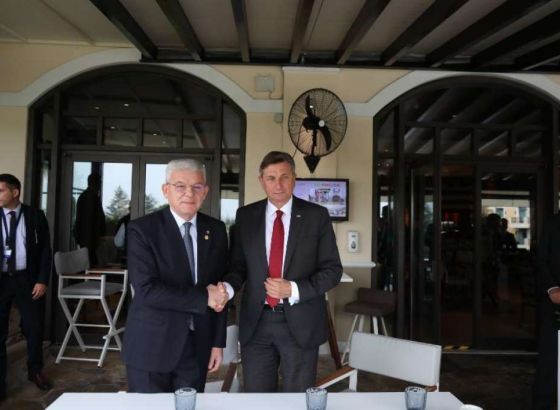 Džaferović i Pahor u Solunu razgovarali o situaciji u BiH i na Zapadnom Balkanu
