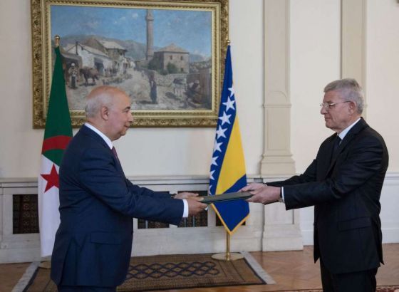 Džaferović primio akreditive novoimenovanih ambasadora Angole i Alžira