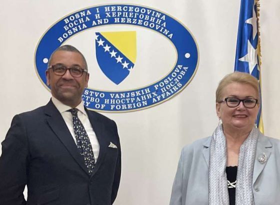 Turković-Cleverly: Potvrđeni bilateralni odnosi BiH i UK, važnost daljnjeg jačanja 