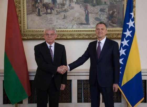 Džaferović primio akreditivno pismo novoimenovanog ambasadora Bjelorusije
