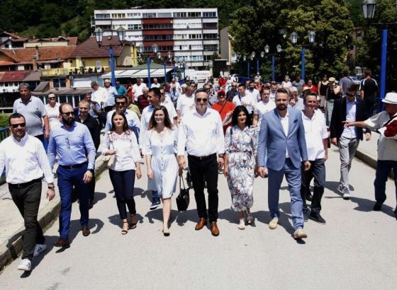 Bećirović u Goraždu: Na Drini se brani energetski suverenitet države BiH