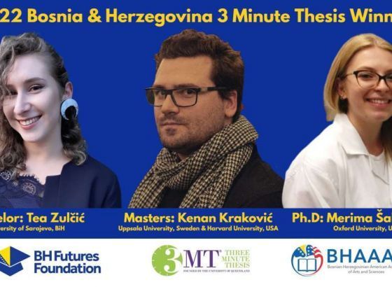 Završeno 3MT takmičenje u BiH, najbolji nagrađeni