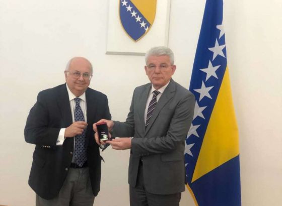 Džaferović primio kopredsjedavajućeg Međunarodnog centra „Nizami Ganjavi“ Ismaila Serageldina