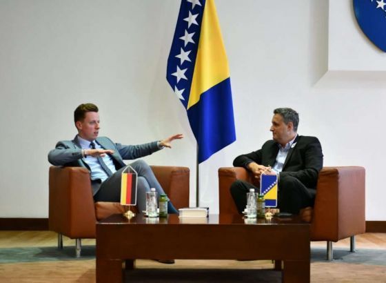 Sastanak Bećirovića i Ahmetovića: Jačati saradnju BiH i Njemačke