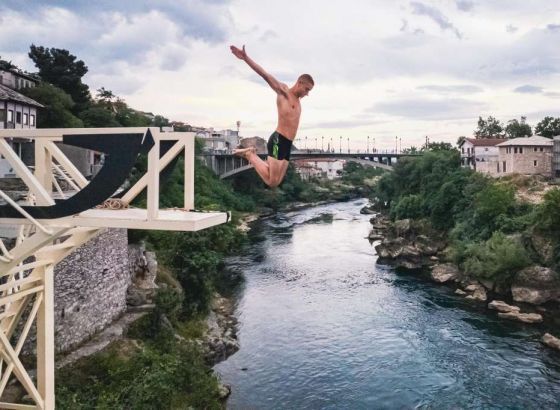 Mostar domaćin međunarodnog cliff diving trening kampa