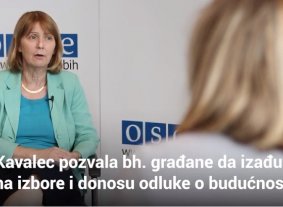 Kavalec pozvala bh. građane da izađu na izbore i donosu odluke o budućnosti