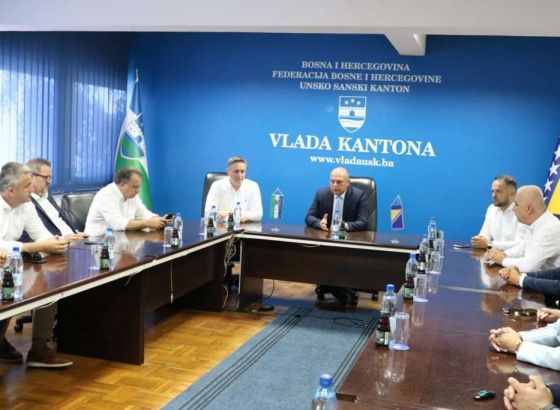 Bećirović u Bihaću razgovarao sa premijerom i ministrima u Vladi Unsko-sanskog kantona