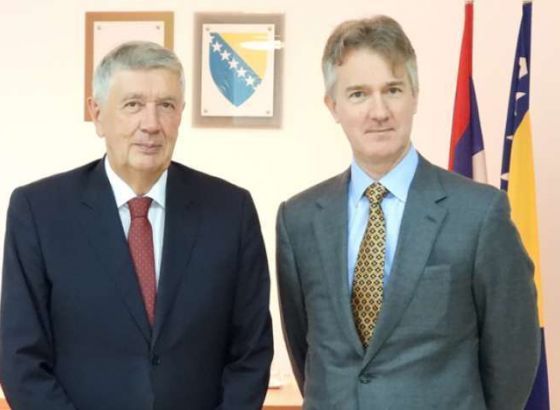 Radmanović i Reilly razgovarali o bilateralnim odnosima BiH i Ujedinjenog kraljevstva