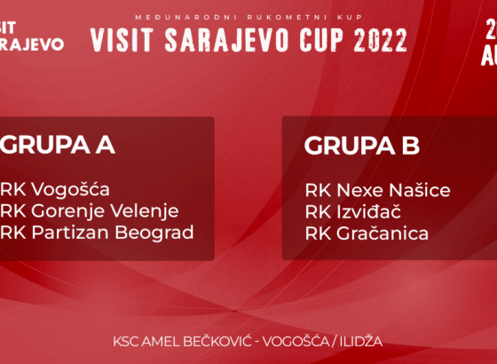 RK Vogošća organizuje međunarodni rukometni turnir 'Visit Sarajevo Cup 2022'