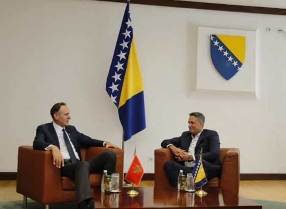 Denis Bećirović razgovarao s ministrom vanjskih poslova Crne Gore Rankom Krivokapićem