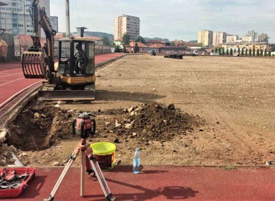 Nastavljeni radovi na stadionu Tušanj