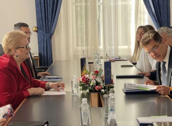 Turković i Lenarčič o političkoj situaciji u BiH, te energetskoj krizi i ruskoj agresiji na Ukrajinu