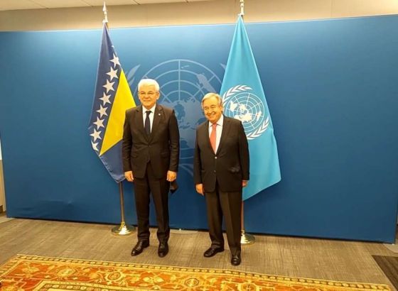 Džaferović se sastao sa Guterešom: Međunarodne trupe imaju pravo prisustva u BiH na osnovu Dejtona i ranijih odluka institucija