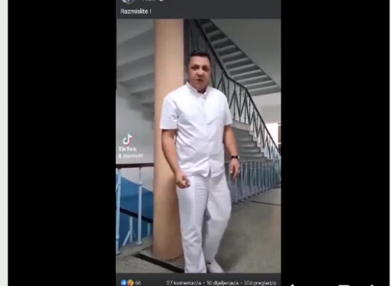 Odjel Kantonalne bolnice u Bihaću zloupotrebljen za predizbornu promociju