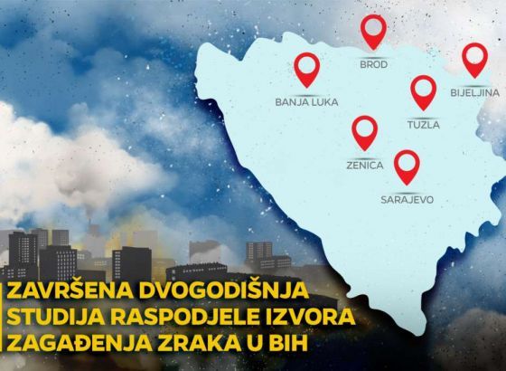 Švedska finalizira rezultate raspodjele izvora zagađenja zraka u BiH