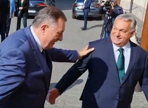 Dodik se u Budimpešti susreo s mađarskim premijerom Viktorom Orbanom