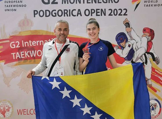 Avdagić osvojila bronzu na G2 taekwondo turniru u Podgorici