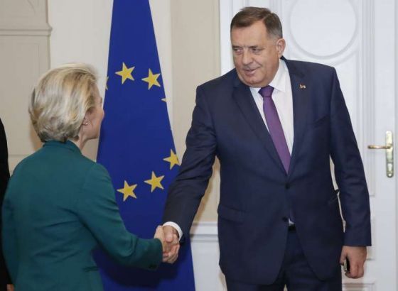 Dodik nakon sastanka sa Von der Leyen: BiH treba dodijeliti pregovarački, a ne kandidatski status