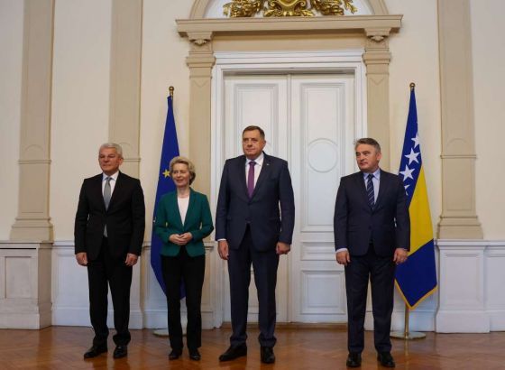 Von der Leyen odala priznanje za naporan rad i angažman na reformskom putu BiH