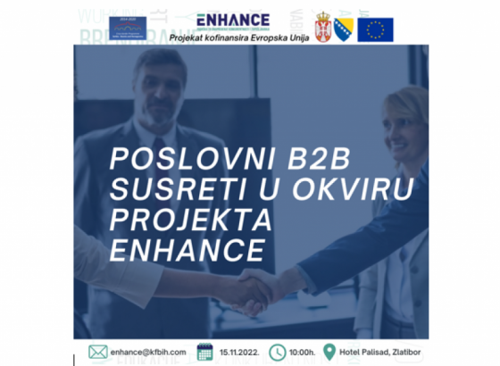 Poslovni susreti predstavnika prehrambene industrije BiH i Srbije 15. novembra