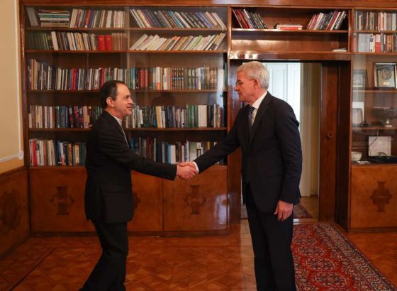 Džaferović primio u oproštajnu posjetu ambasadora Ghelichkhana