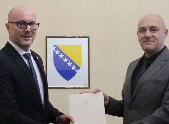 Novoimenovani ambasador Slovačke Republike u BiH predao kopije akreditivnih pisama